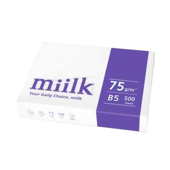 밀크 용지 복사용지 75g B5 500매 1권