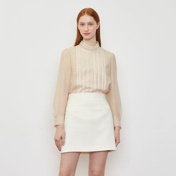 [신세계백화점][라인][BYLYNN]벤크스 트위드 스커트 NWSKOA4200