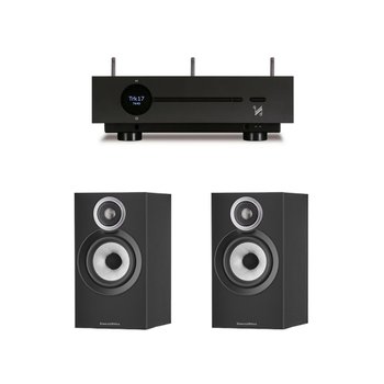 쿼드 Artera Solus Play + B&W 607 S3 하이파이 오디오 앰프 스피커