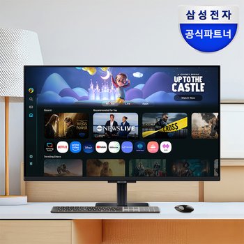 [공식] M5 M50F LS27FM500 68.6cm(27인치) 스마트모니터 블랙 OTT