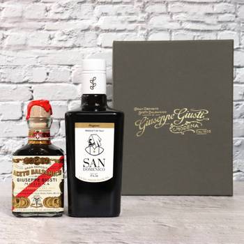[신세계백화점]주세페주스티 5메달 큐빅 발사믹 식초 250ml + 산도메니코 유기농 엑스트라버진 올리브오일 500ml[매장출고/해피콜불가]