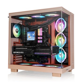 써멀테이크 View 380 XL TG ARGB (그래벌 샌드)