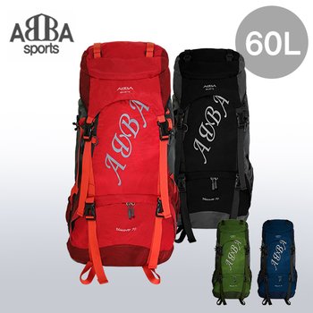 [ABBA] 아바 프리미엄 등산배낭 60L 레인커버 실속형 아웃도어/레져/등산가방/캠핑/백팩/등산/낚시