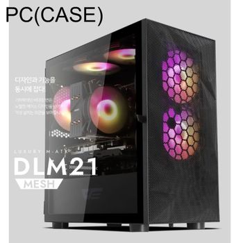 컴퓨터케이스 DLM21 RGB MESH 강화유리 블랙 리뷰안ssd wdssd m.2ssd ssd1t