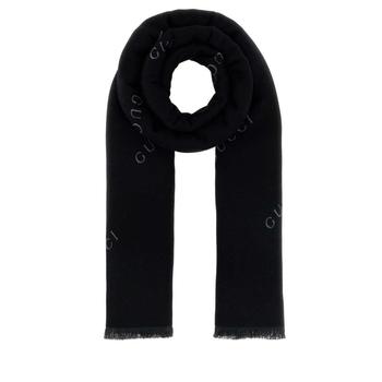 [해외] 26FW 구찌 머플러 스카프 A007HE4GALI 1077 BLACKWHITE
