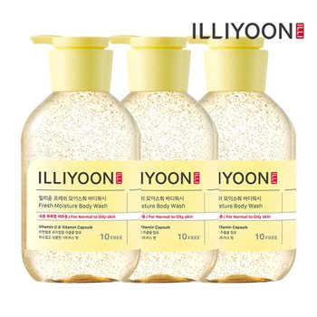 일리윤 프레쉬모이스춰 바디워시 500ML*3입
