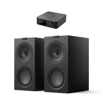 WiiM(윔) Amp Ultra + KEF Q Concerto Meta 올인원 스트리밍 하이파이 오디오
