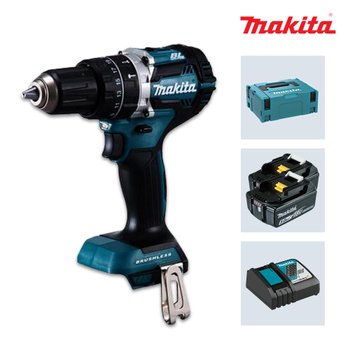 마끼다 DHP484RTE 18V 5.0A 배터리 2팩 충전함마드릴 콘크리트타공 해머기능+케이스포함