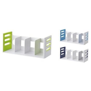 [VCMOP7NM]데코 오피스디포 책꽂이 청색 카파맥스 4단