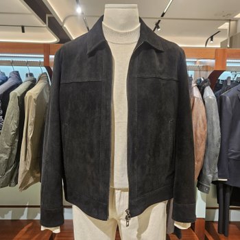 드레스업 [신세계백화점]프리미엄 염소가죽 스웨이드 카라재킷 2종 택1(CIX04J019)