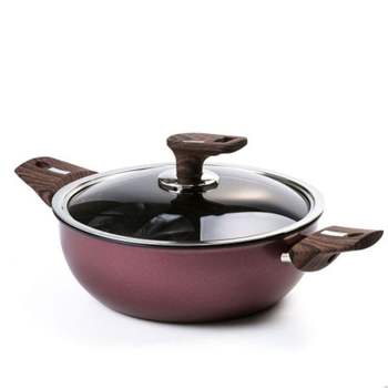 양수냄비 매직쉐프 인덕션 전골 냄비 조림 찌개 24cm 레드