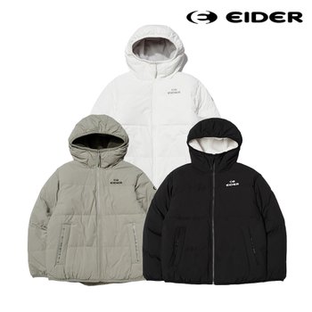 (역시즌 정가:299,000) 아이더 리버서블 패딩 플라워 남여공용 리브 다운 자켓 DUW23563