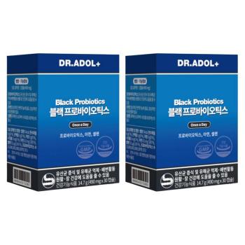 닥터아돌 블랙베리 프로바이오틱스 490mg x 30캡슐 2개/SJ (S12440573)