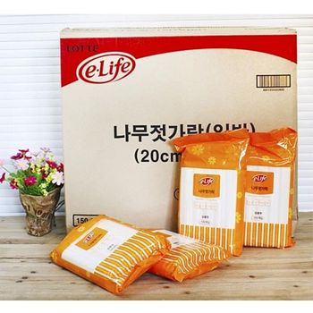 이라이프나무젓가락_알뜰형100p_40개입 일회용 나무젓가락 젓가락 일회용젓가락 야외용품
