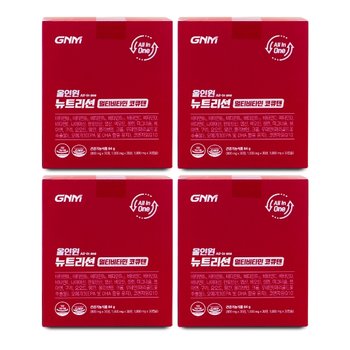 GNM자연의품격 올인원 뉴트리션 멀티비타민 코큐텐 2800mg x 30개입 X 4박스 I