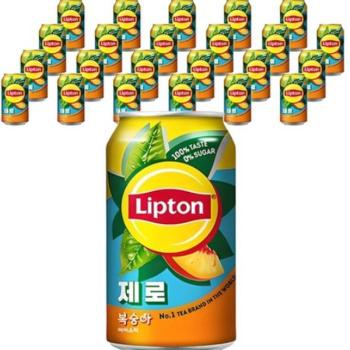 롯데칠성음료 복숭아 립톤 아이스티 355ml 24개입 /s (S33045202)