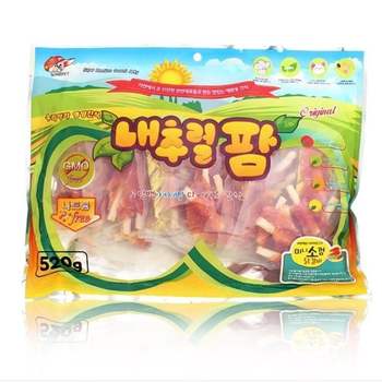 강아지 CU92SN34 애견 육포 개껌 간식 미니소껌닭갈비 520g