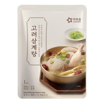 아워홈 고려삼계탕 800g x 10개