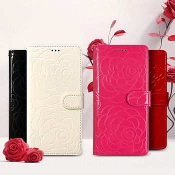 에나멜 로즈패턴 다이어리 카드 지갑 휴대폰 케이스 갤럭시A73 퀀텀7 퀀텀6 A53 A52 A51 A42 A37