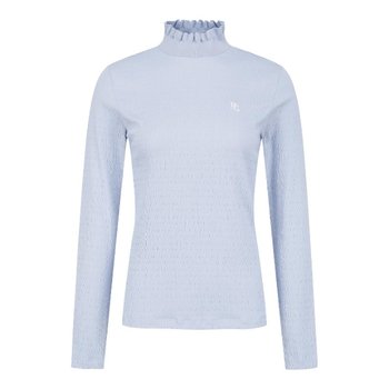 파리게이츠골프긴팔티 PQS 521E1TI306_BL 여성 스모킹 프로넥 긴팔 티셔츠