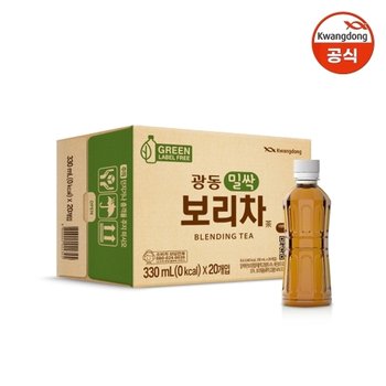 광동 밀싹보리차 무라벨 330ml x 40pet