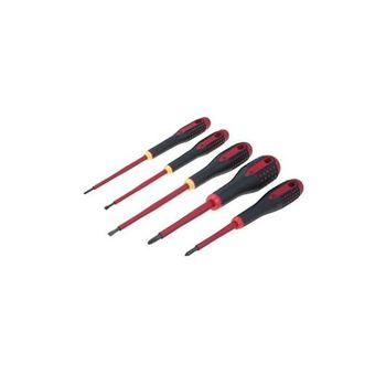 독일 바코 스크류드라이버 SA. BE9881S Set Screwdrivers PCS5 Phillips Cross Slot ulated 1KVA
