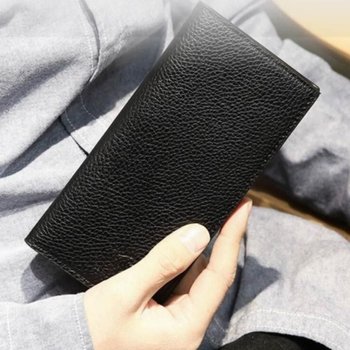 남자 슬림 가죽 장지갑 남성 얇은 현금 지폐 지갑 베트남동지갑 파우치장지갑 빨간장지갑 복지갑