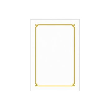 우진 LR17SE02 250 금박테두리상장100매 G1 상장용지 160g