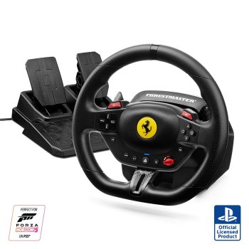 [해외] 페라리 쓰러스트마스터 T98 Ferrari 296 GTB PS5 PS4 PC 핸들 컨트롤러 1년