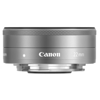 [해외] Canon 단초점 광각 렌즈 EF-M22mm F2 STM 실버 미러리스 일안 대응 EF-M222STMSL
