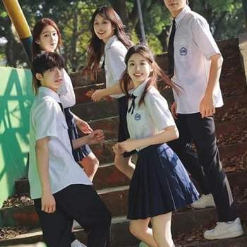 청춘 드라마 스타일 교복 졸업사진 우정 의상 코스프레룩