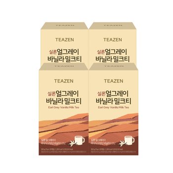 티젠 실론 얼그레이 바닐라 밀크티 20스틱 x 4박스
