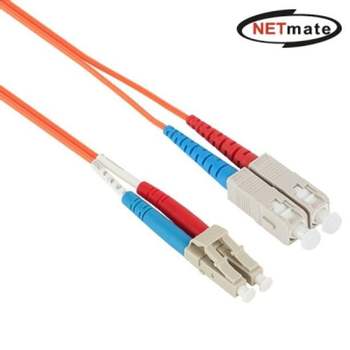 넷메이트 345EJR01 광점퍼 코드 광케이블 LC-SC-2C 멀티 3m