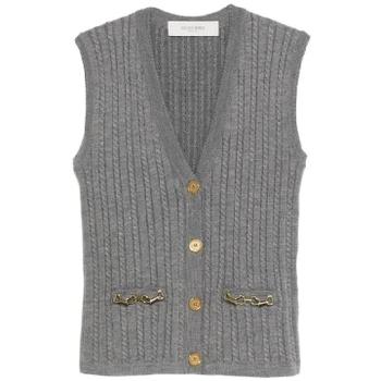 골든구스 디럭스 브랜드 브이넥 니트 베스트 GWP02381P002110 60306 TP962008