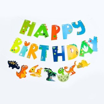 [VCJ41346]생일파티장식 공룡캐릭터 생일데코 가랜드세트
