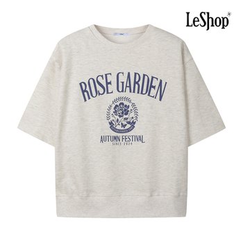 [신세계백화점]로즈 가든 맨투맨 반팔 티셔츠 (BQ1TS022A)