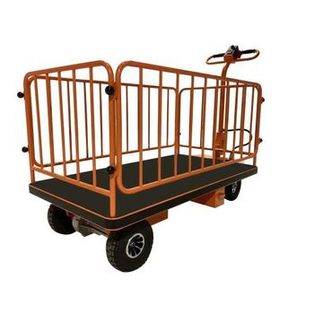 UDT 전동 대차 구루마 500kg 하중 전동식 카트 전동 운반차 물류 창고용 무선 핸드카트 HX-401