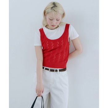 데일리티 캐주얼상의 2color 백 리본여밈 디테일 뷔스티에 OQ2S5782 60348