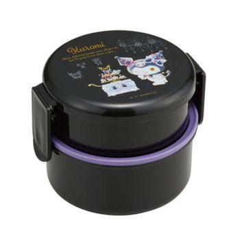 쿠로미 큐트 파티 원형 2단 도시락(포크포함)