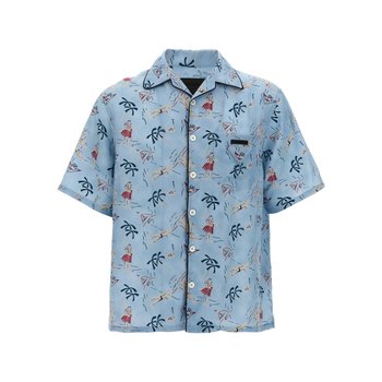 프라다 남성 셔츠 반바지 긴팔 FW25 UCS524SOOO17OYF0076