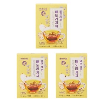 노브랜드 맑은하루 배도라지차 12입 x 3박스 학교 사무실 탕비실 음료 티time 디저트 캠핑
