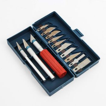 조각도 13p세트 절삭칼 정밀 페이퍼나이프 교체형