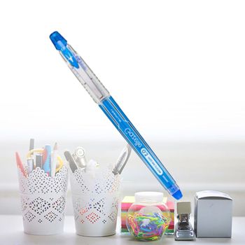 볼펜 멀티펜 필기구사이트 가젤 펜 1다스 쿨블루 필기구사이트