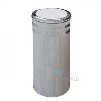 스윙형 스텐 휴지통 실용적인 쓰레기통 바리형 디자인 보리형 휴지