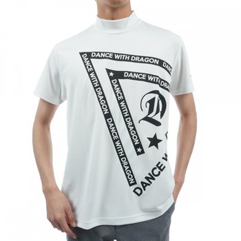 댄스 위드 드래곤 댄스 위드 드래곤 스페이스 마스터 스트레치 모크넥 반팔 셔츠
