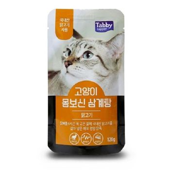 고양이 츄르 댕냥이 몸보신 삼계탕120g 닭고기 고양이짜먹는간식