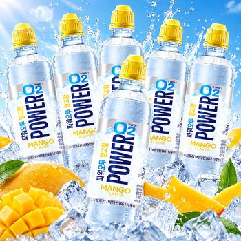 농심 파워오투 망고향 500ml x 24개 스포츠 이온음료