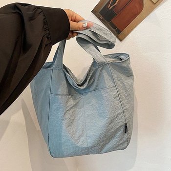 나일론 가벼운 경량 데일리 가방 여행 숄더 백 스카이 (WFK5LFG)