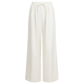 [샵앤] 여성 허리밴딩 스트라이프 루즈핏 와이드 줄 팬츠 NTT-WPT-21158-베이지