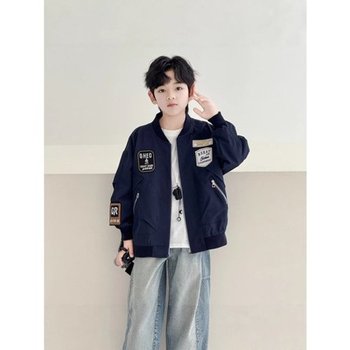 와펜 포인트 오버핏 블루종 R21165